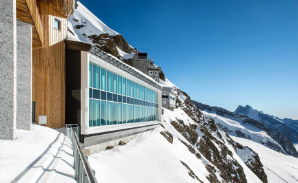 innenarchitektur gletscherrestaurant jungfraujoch